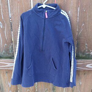 Girls' Lilly Pulitzer Blue w/ White Trim Jacket Sz. XL